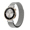 Huawei Watch GT 4 41mm 18mm Uyumlu Kordon Hasır Metal Mıknatıslı Örgü Zore KRD-01 Kayış