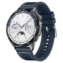Huawei GT2 46mm 22mm Uyumlu Kordon Silikon Örgü Desenli Dikişli Zore KRD-102 Kayış