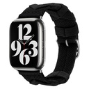 Apple Watch 7 41mm Uyumlu Kordon Sarmal Örgü Tasarımlı Kumaş Zore KRD-97 Kayış