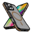 Apple iPhone 16 Pro Uyumlu Kılıf M-safe Şarj Özellikli Renkli Kenar Airbag Şeritli Zore Lamer Kapak