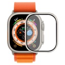 Apple Watch Ultra 49mm Uyumlu Zore ALM-02 Metal Çerçeveli Ekran Koruyucu