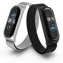 Xiaomi Mi Band 6 Uyumlu Kordon Hasır Metal Mıknatıslı Örgü Zore KRD-01 Kayış