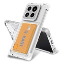 Xiaomi Mi 14 Pro Uyumlu Kılıf Airbag Tasarımlı Şeffaf Kartlıklı Zore G-Kart Kapak