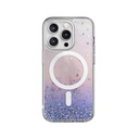 Apple iPhone 15 Pro Uyumlu Kılıf M-safe Şarj Özellikli Parlayan Simli Şeffaf Lisanslı Switcheasy Starfield-M Kapak