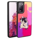 Samsung Galaxy S20 FE Uyumlu Kılıf Parlayan Kabartmalı İkonik Figürlü Zore Amas Silikon Kapak