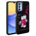 Samsung Galaxy A25 Uyumlu Kılıf Parlayan Kabartmalı İkonik Figürlü Zore Amas Silikon Kapak