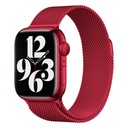 Apple Watch 42mm Uyumlu Kordon Hasır Metal Mıknatıslı Zore Band-01 Kayış