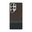 Samsung Galaxy S25 Ultra Uyumlu Kılıf M-safe Şarj Özellikli Karbon Fiber Tasarımlı Benks Prestige ArmorAir Kevlar Kapak