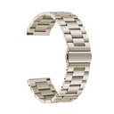 Samsung Galaxy Watch 46mm 22mm Uyumlu Kordon Metal Baklalı Tasarım Zore Band-04 Kayış