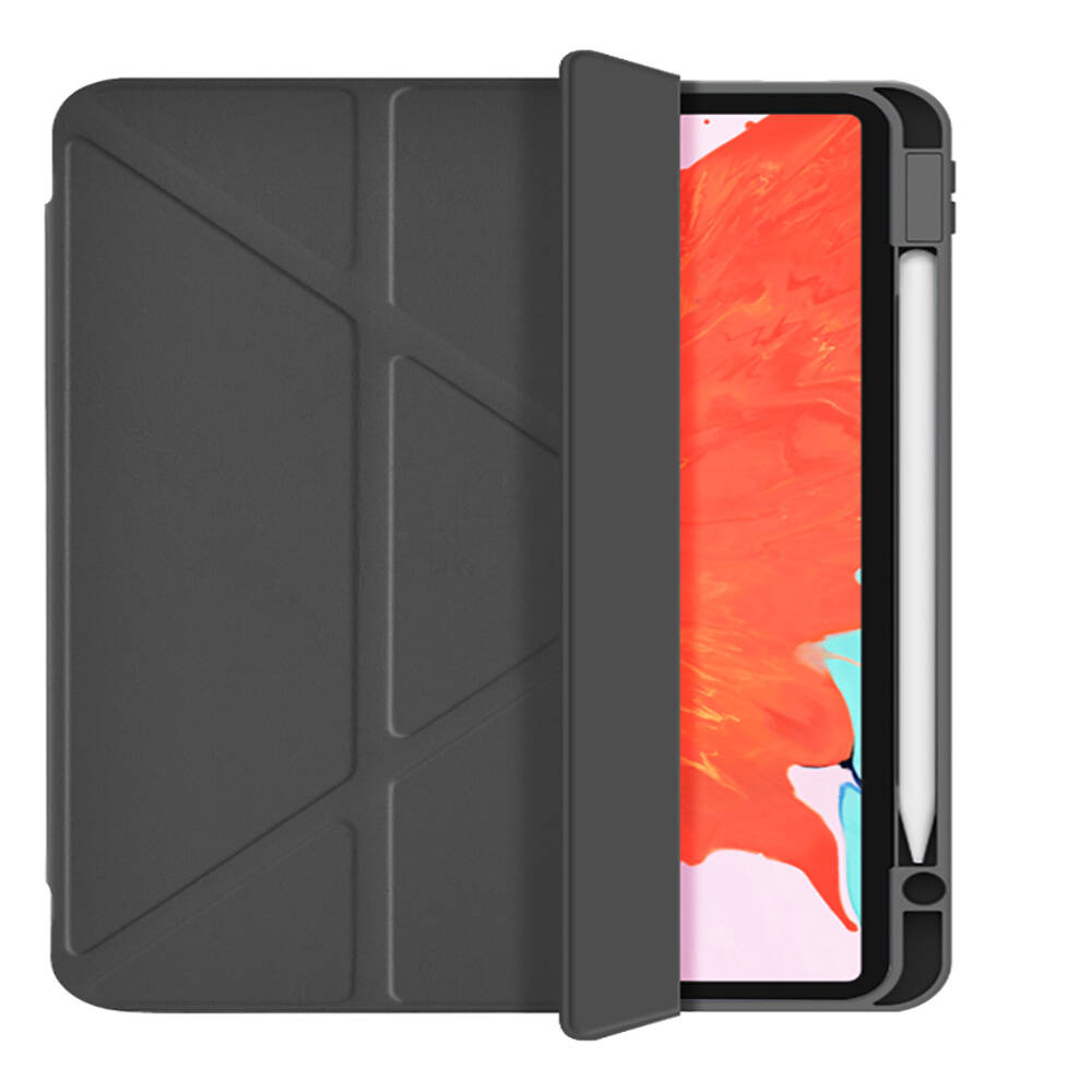 Apple iPad 11.Nesil 2025 Uyumlu Wiwu 360° Dönebilen Standlı Magnetik Koruyucu Tablet Kılıfı