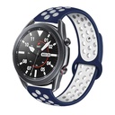 Huawei GT2 46mm 22mm Uyumlu Kordon Silikon Esnek Yumuşak Delikli Spor KRD-02 Kayış