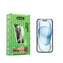 Apple iPhone 15 Pro Uyumlu Go Des Parmak İzi Bırakmayan 9H Oleofobik Bom Glass Ekran Koruyucu