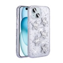 Apple iPhone 13 Uyumlu Kılıf Airbagli Simli Arka Yüzey Zore Işıltı Silikon Kapak