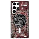 Samsung Galaxy S23 Ultra Uyumlu Kılıf M-safe Şarj Özellikli YoungKit Technology Serisi Kapak