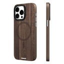 Apple iPhone 14 Pro Uyumlu Kılıf M-safe Şarj Özellikli Sararmaya Dayanıklı Youngkit Wood Forest Serisi Kapak