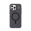 Apple iPhone 15 Pro Uyumlu Kılıf M-safe Şarj Özellikli Standlı Metal Kamera Çerçeveli Mat Recci Glaze Serisi Kapak