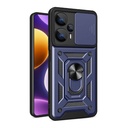 Xiaomi Poco F5 Uyumlu Kılıf Magnetik Standlı Kamera Korumalı Zore Sürgülü Vega Kapak