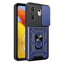 Infinix Zero 30 4G Uyumlu  Kılıf Magnetik Standlı Kamera Korumalı Zore Sürgülü Vega Kapak