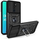 Oppo A5 2020 Uyumlu Kılıf Magnetik Standlı Kamera Korumalı Zore Sürgülü Vega Kapak