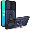 Oppo A9 2020 Uyumlu Kılıf Magnetik Standlı Kamera Korumalı Zore Sürgülü Vega Kapak