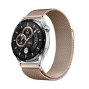 Huawei GT2 46mm Uyumlu Zore Band-12 22mm Metal Hasır Kordon