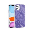 Apple iPhone 11 Uyumlu Kılıf M-safe Şarj Özellikli Fırça Boya Desenli Zore Palet Kapak