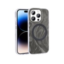 Apple iPhone 14 Pro Max Uyumlu Kılıf M-safe Şarj Özellikli Fırça Boya Desenli Zore Palet Kapak