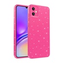 Samsung Galaxy A05 Uyumlu Kılıf Kamera Korumalı Simli Lüks Zore Koton Kapak