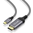 Qgeem QG-UA13 Type-C To Display Port Kablo 3M