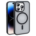 Apple iPhone 14 Pro Max Uyumlu Kılıf M-safe Şarj Özellikli Mat Arka Yüzey Zore Sio Kapak