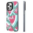 Apple iPhone 15 Pro Uyumlu Kılıf M-safe Şarj Özellikli Yaz Meyvesi Desenli Youngkit Fruity Flavour Serisi Kapak