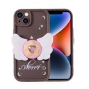 Apple iPhone 14 Uyumlu Kılıf Kamera Korumalı Figür Tasarımlı Zore Kapya Kapak