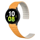 Samsung Galaxy Watch 6 40mm Uyumlu Zore KRD-111 20mm Çizgili Desenli Silikon Kordon