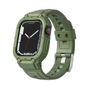 Apple Watch 44mm Uyumlu Wiwu Wi-WB014 Armor Serisi 2in1 Sert PC Kasa Koruyuculu Silikon Kordon