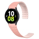 Samsung Galaxy Watch 6 44mm Uyumlu Zore KRD-111 20mm Çizgili Desenli Silikon Kordon