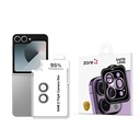 Samsung Galaxy Z Flip 6 Uyumlu Zore CL-11 Safir Parmak İzi Bırakmayan Anti-Reflective Kamera Lens Koruyucu