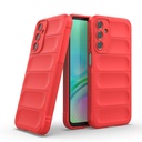 Samsung Galaxy A15 Uyumlu Kılıf Esnek TPU Oyuklu Arka Yüzey Tasarımlı Zore Etnik Silikon Kapak