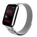 Xiaomi Mi Band 7 Pro Uyumlu Kordon Hasır Metal Mıknatıslı Örgü Kayış Zore KRD-01 