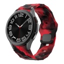 Samsung Galaxy Watch 5 Pro Uyumlu 45mm Zore KRD-116 20mm Futbol Desenli Spor Tasarımlı Silikon Kordon