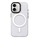 Apple iPhone 16 Uyumlu Kılıf M-safe Şarj Özellikli Youngkit Hidden Sand Serisi Kapak