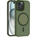 Apple iPhone 16 Pro Uyumlu Kılıf M-safe Şarj Özellikli Mat Arka Yüzey Zore Sio Kapak