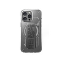 Apple iPhone 16 Pro Uyumlu Kılıf M-safe Şarj Özellikli Teknoloji Desenli Standlı Skinarma Helio Kapak