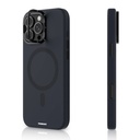 Apple iPhone 16 Pro Uyumlu Kılıf M-safe Şarj Özellikli Kamera Standlı Youngkit Bitty Cream Kapak