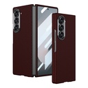 Samsung Galaxy Z Fold 6 Uyumlu Kılıf Kamera Korumalı Karbon Fiber Tasarımlı Arka Yüzey Zore Kıpta Karbon Kapak