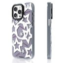 Apple iPhone 15 Pro Max Uyumlu Kılıf M-safe Şarj Özellikli Airbagli Çift Katmanlı Youngkit Star&Butterfly Serisi Kapak