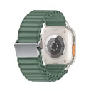 Apple Watch 44mm Uyumlu Zore KRD-123 Naylon Kumaş Hasır Örgülü Kordon