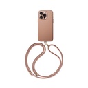 Apple iPhone 16 Pro Uyumlu Kılıf M-safe Şarj Özellikli Soft Arka Yüzey Askı İpli Coehl Muse Kapak