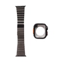 Apple Watch 7 45mm Uyumlu Zore KRD-126 Sert Kasa Koruyuculu Metal Kordon