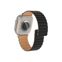 Apple Watch 7 45mm Uyumlu Amazingthing Smoothie Mag Magnetik Tak Çıkar Silikon Strap Kayış