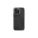 Apple iPhone 16 Pro Uyumlu Kılıf M-safe Şarj Özellikli 600D Metal Kamera Çerçeveli Raptic Aramid Fiber Croxx Mondrian Serisi Kapak